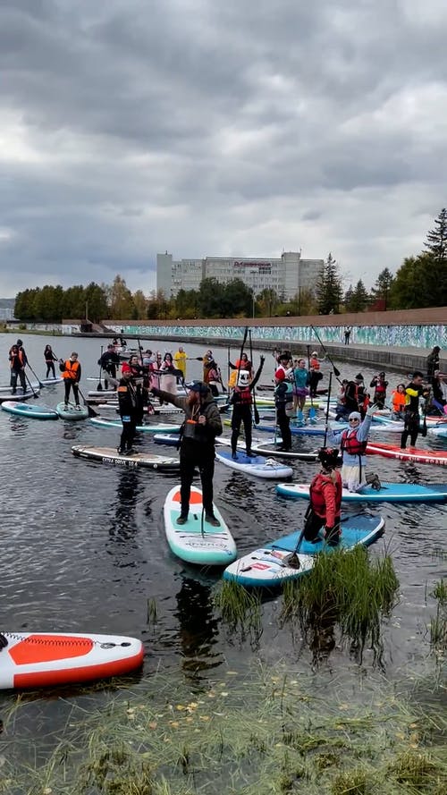 有关一大群人, 健康的生活型态, 垂直视频的免费素材视频