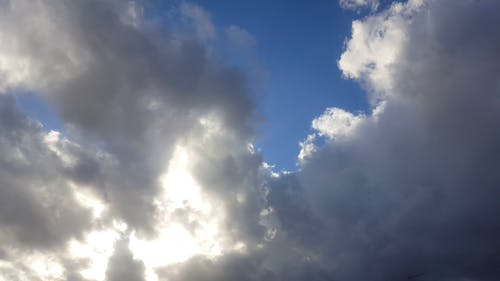 有关低角度, 厚厚的云层, 天空的免费素材视频