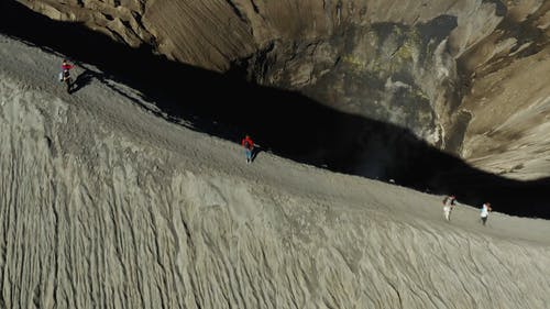 有关天性, 从上面, 火山的免费素材视频