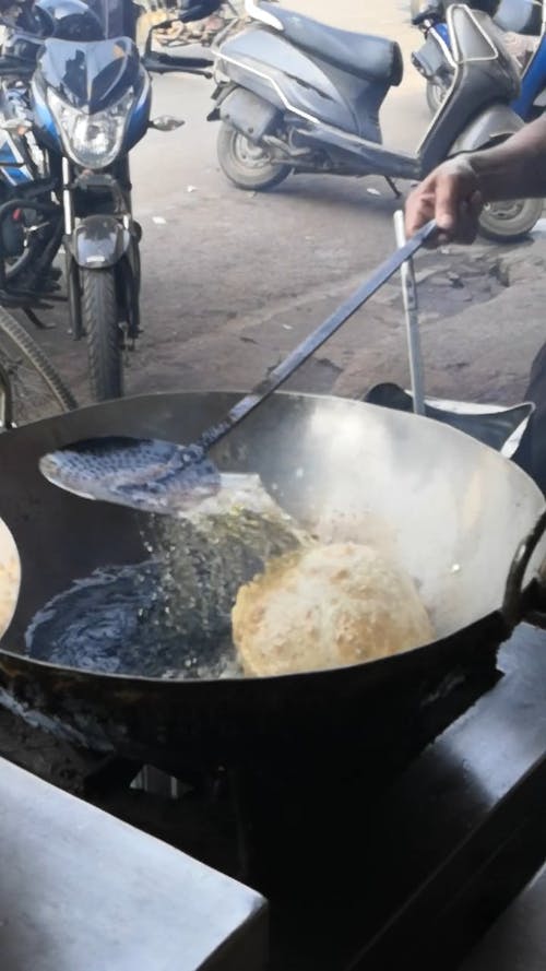 有关亚洲食品, 印度菜, 油炸的免费素材视频