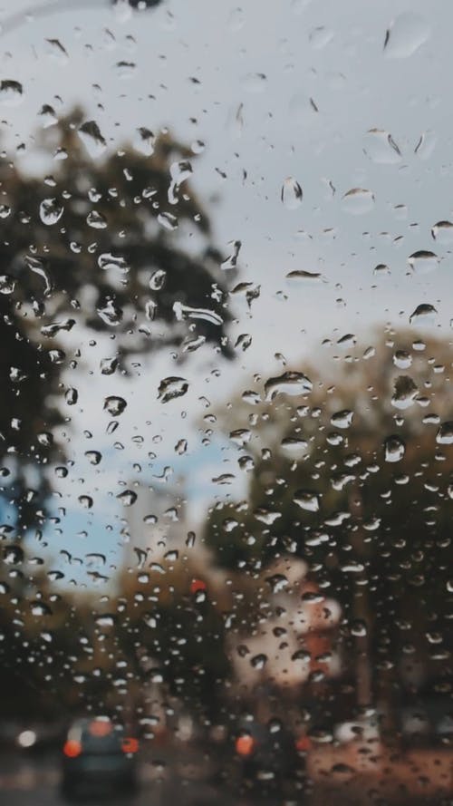 玻璃窗与水滴 · 免费素材视频