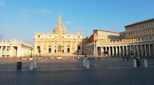 有关圣彼得广场, 手持拍摄, 梵蒂冈城的免费素材视频