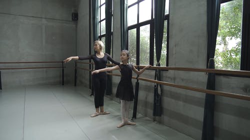 两人在做芭蕾舞 · 免费素材视频