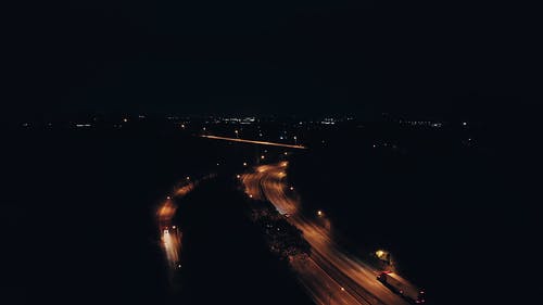 有关旅行, 晚上, 无人空拍机的免费素材视频