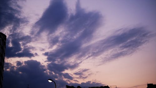 有关傍晚天空, 多云的天空, 天空的免费素材视频