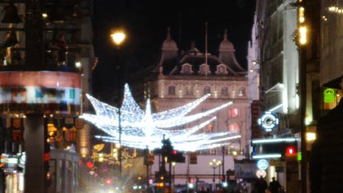 有关伦敦市中心, 伦敦, 城市的灯光的免费素材视频
