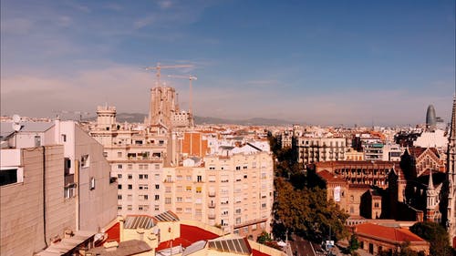 城市景观的鸟瞰图 · 免费素材视频