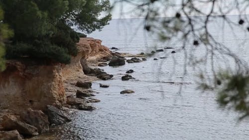 有关伊维萨, 地中海, 多岩石的海滩的免费素材视频