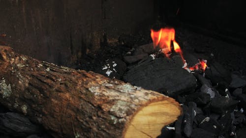 有关大火, 木炭, 柴火的免费素材视频