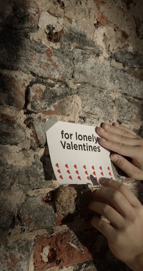公告，给那些孤独的情人节的人 · 免费素材视频