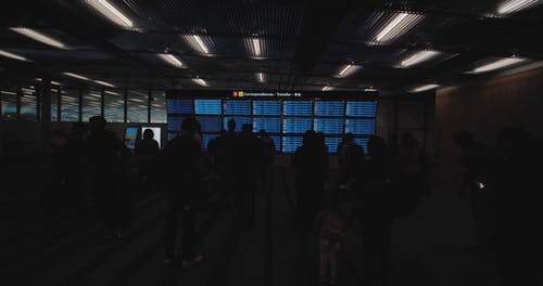 人们在信息板上查看自己的旅行计划 · 免费素材视频