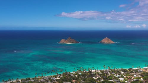 有关lanikai海滩, 假期, 地平线的免费素材视频