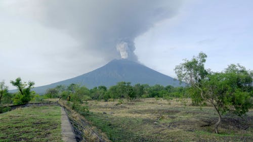 火山喷发火山碎屑材料 · 免费素材视频