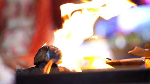 有关慢动作, 模糊的背景, 火的免费素材视频