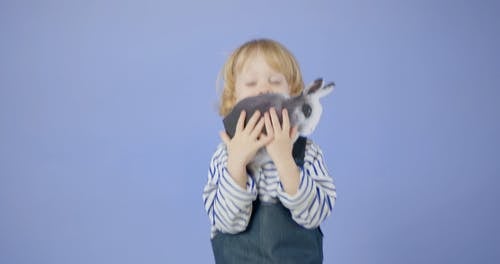 有关儿童, 兔子, 可爱的免费素材视频