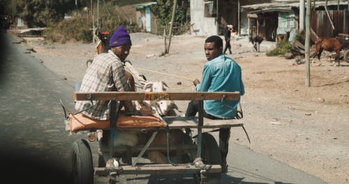 有关坐, 手推车, 街的免费素材视频