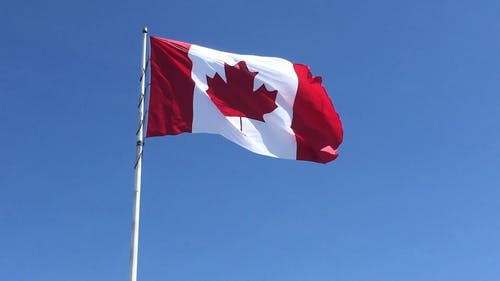 有关加拿大, 加拿大国旗, 多风的免费素材视频