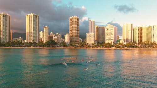 有关夏威夷, 天堂, 威基基的免费素材视频
