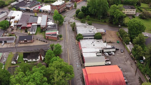 有关城镇, 从上面, 无人机的免费素材视频