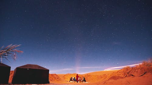 有关人, 夜空, 天性的免费素材视频