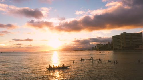 有关划独木舟, 夏威夷, 天堂的免费素材视频
