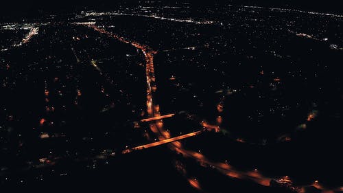 有关公路, 城市, 夜视的免费素材视频