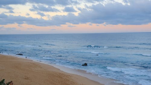 人们喜欢海滩风景 · 免费素材视频