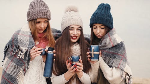 有关享受, 咖啡, 围巾的免费素材视频