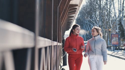 有关冬季, 冬衣, 女性的免费素材视频