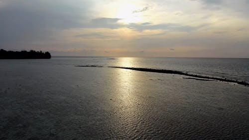 空中射击的海洋 · 免费素材视频