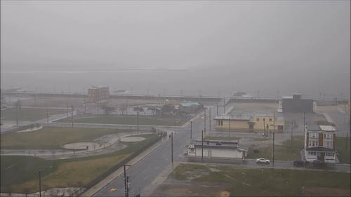 有关下雨, 从阳台上看, 台风的免费素材视频