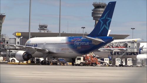 有关a310, 停放的飞机, 加拿大的免费素材视频