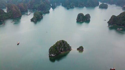 群岛的航拍画面 · 免费素材视频