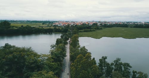 有关从上面, 河, 无人机的免费素材视频