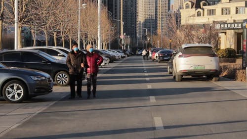 有关covid-19, 一对, 保护的免费素材视频