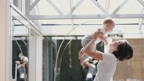 有关儿童, 反射, 女人的免费素材视频