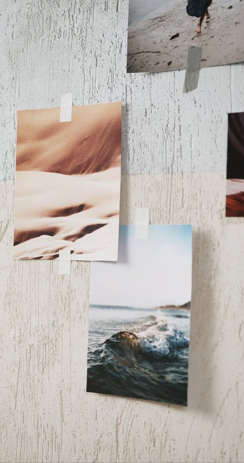 大自然摄影图片录音在白墙上 · 免费素材视频