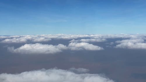 有关云视图, 在云层之上, 浮云的免费素材视频