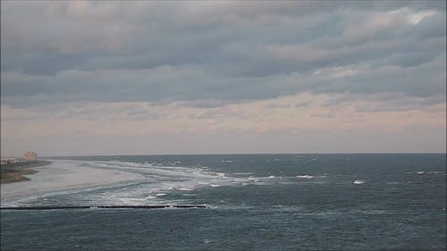 海浪系列接吻海岸线 · 免费素材视频