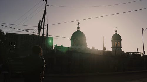 有关低角度拍摄, 倾斜地平线, 剪影的免费素材视频