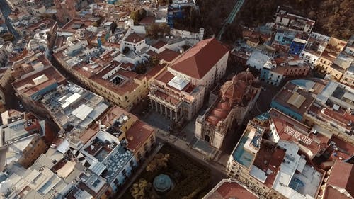 墨西哥瓜纳华托州地标的无人机画面 · 免费素材视频
