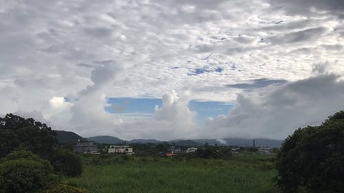 有关天空, 房屋, 时间流逝的免费素材视频