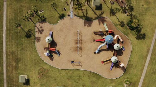 有关俯视图, 发挥作用, 树木的免费素材视频