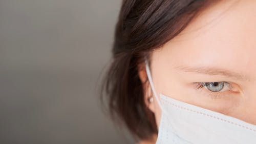 有关保护, 冠状病毒, 半张脸的免费素材视频