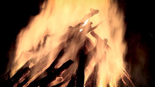 有关火堆, 火焰, 火花的免费素材视频