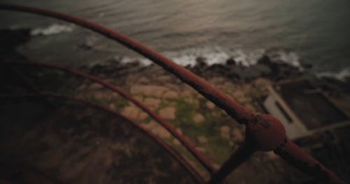 灯塔的顶视图镜头 · 免费素材视频