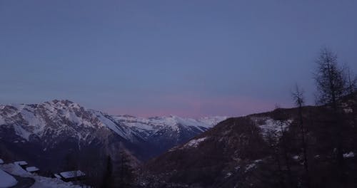 有关冬季, 寒冷的天气, 山的免费素材视频