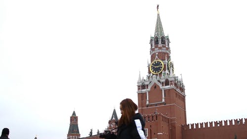 有关俄国, 克里姆林宫, 冬季的免费素材视频