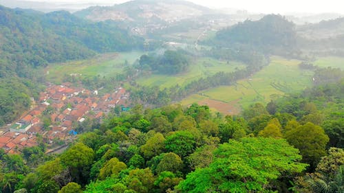 农田的无人机画面 · 免费素材视频