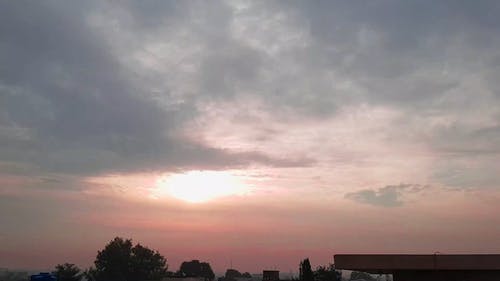 有关云天空, 剪影, 延时视频的免费素材视频